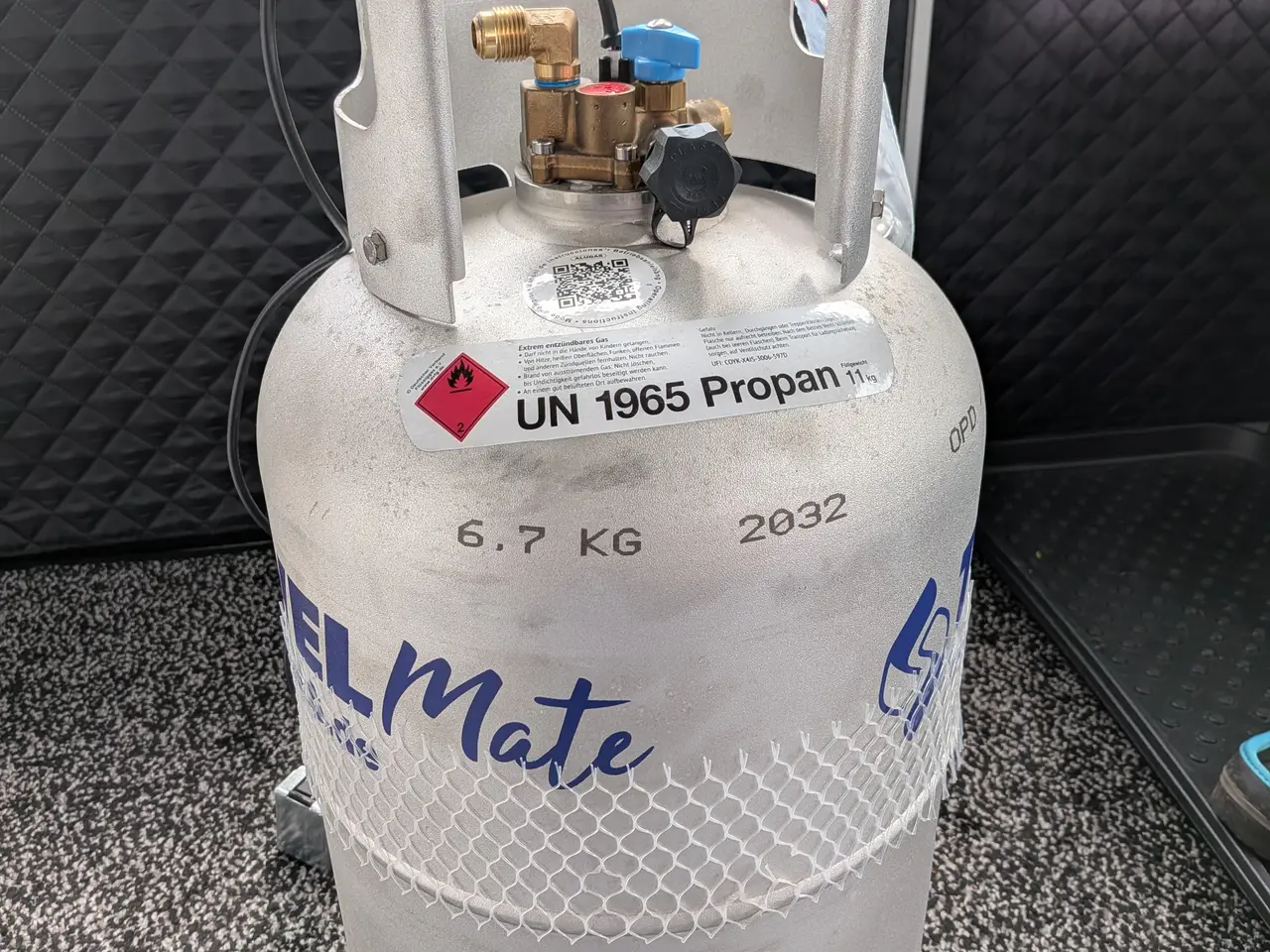 Billede 2 - Gas fyldeflaske i Aluminium