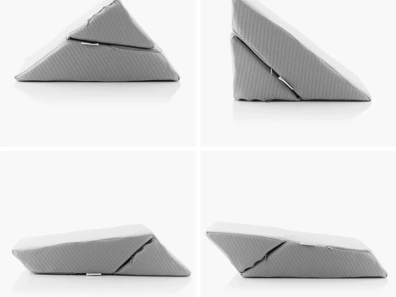 Billede 3 - Trekantet multi-position dobbelt wedge-pude Threllow - , grå