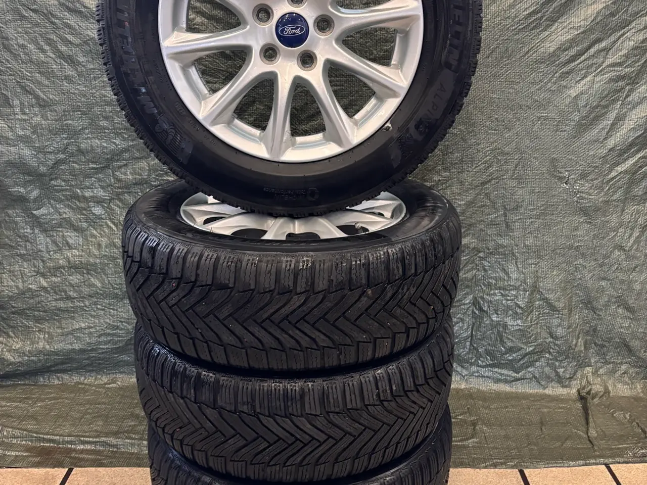 Billede 1 - 🔥 Originale Ford Mondeo 16” Alufælge med vinterdæ