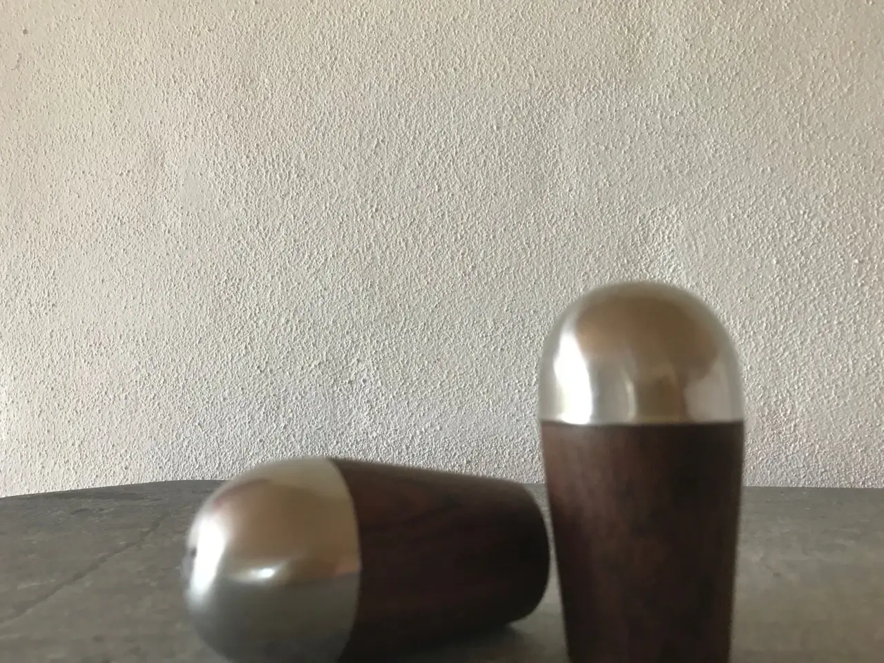 Billede 5 - Vintage salt og peber sæt i palisander