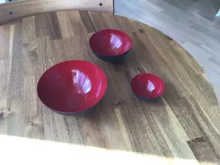 3 stk kranitskåle