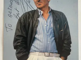 Autograf af Charles Aznavur (11x14cm) !