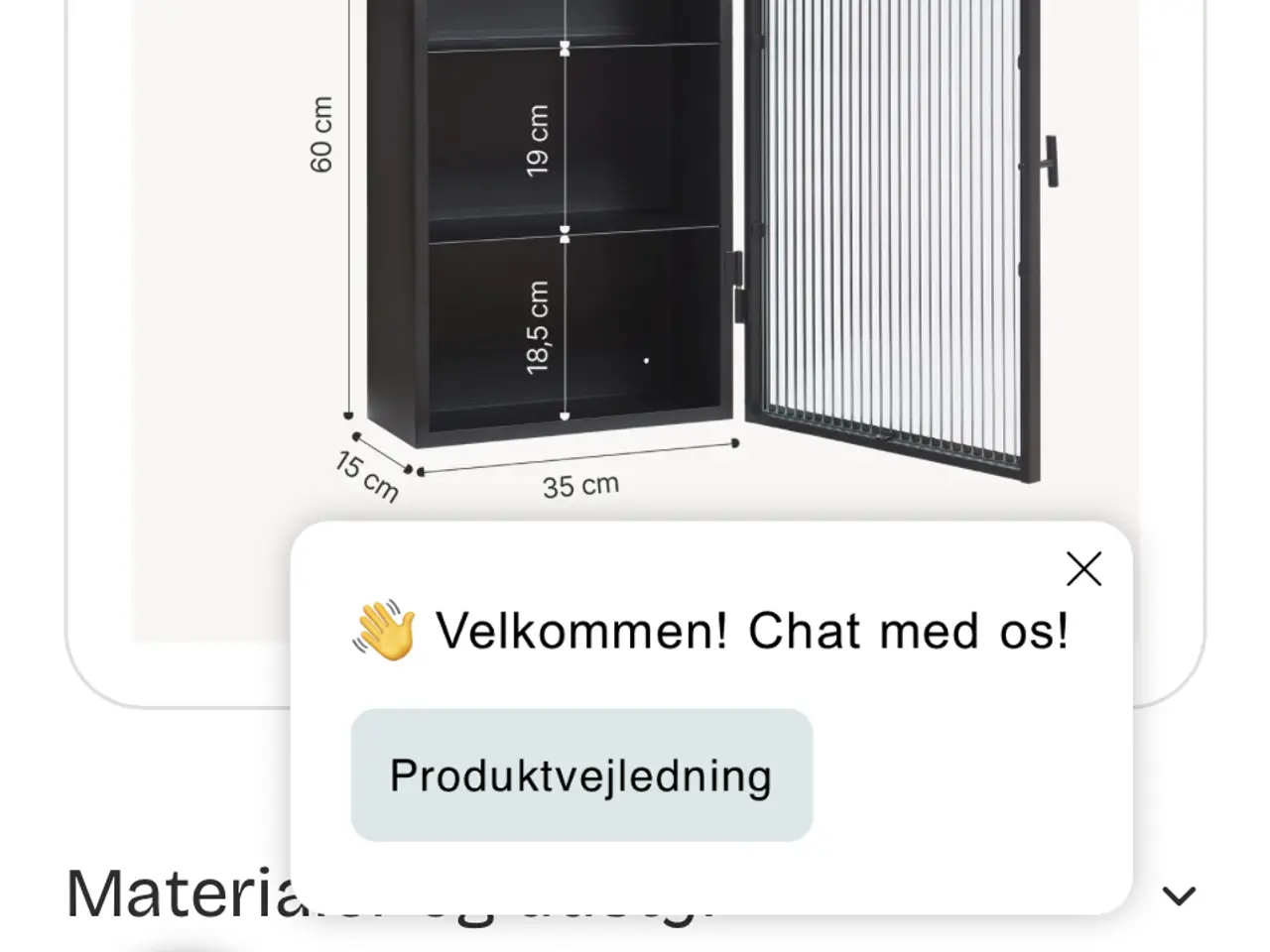 Billede 5 - Zundert vægskab i sort stål