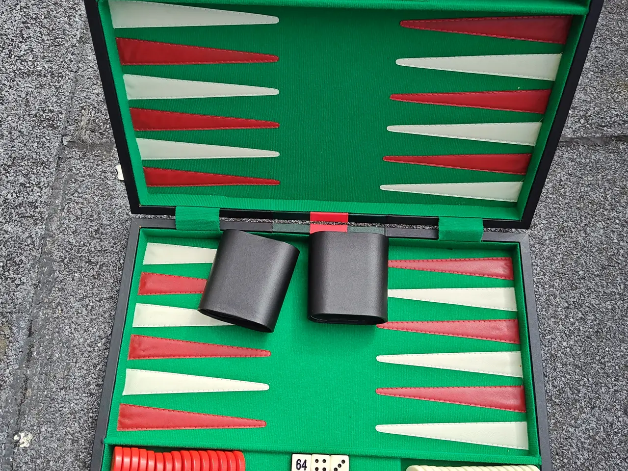 Billede 1 - Backgammon Brætspil i kuffert