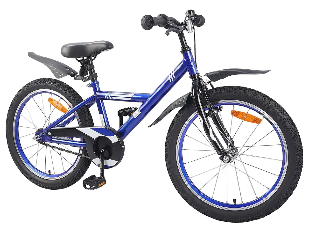 Billede 2 - Børnecykel 18" til 5-7 år - mørk blå, enkelt gear