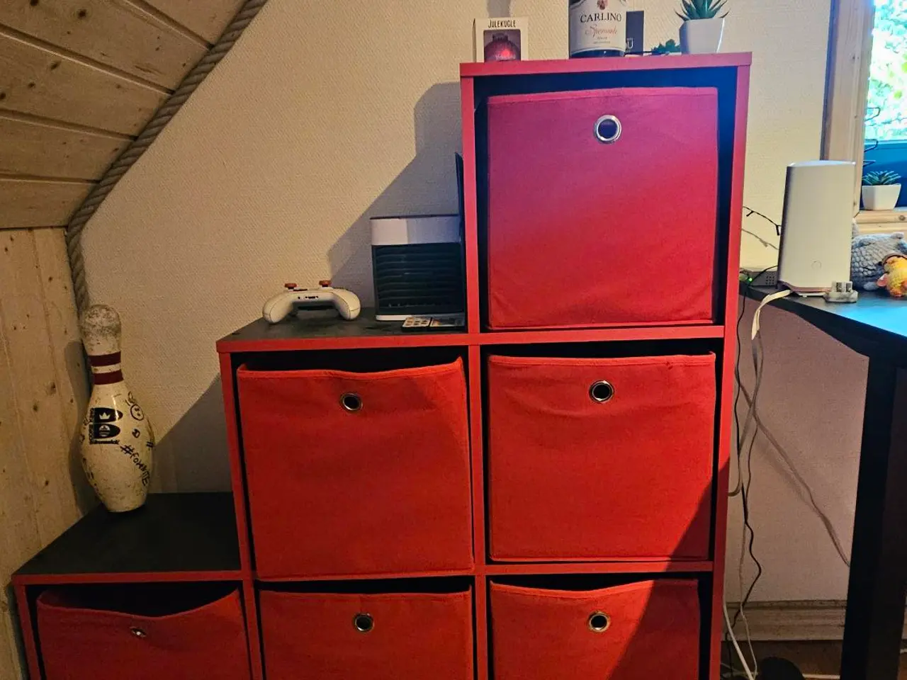 Billede 1 - Gamerreol med 6 opbevaringskurve