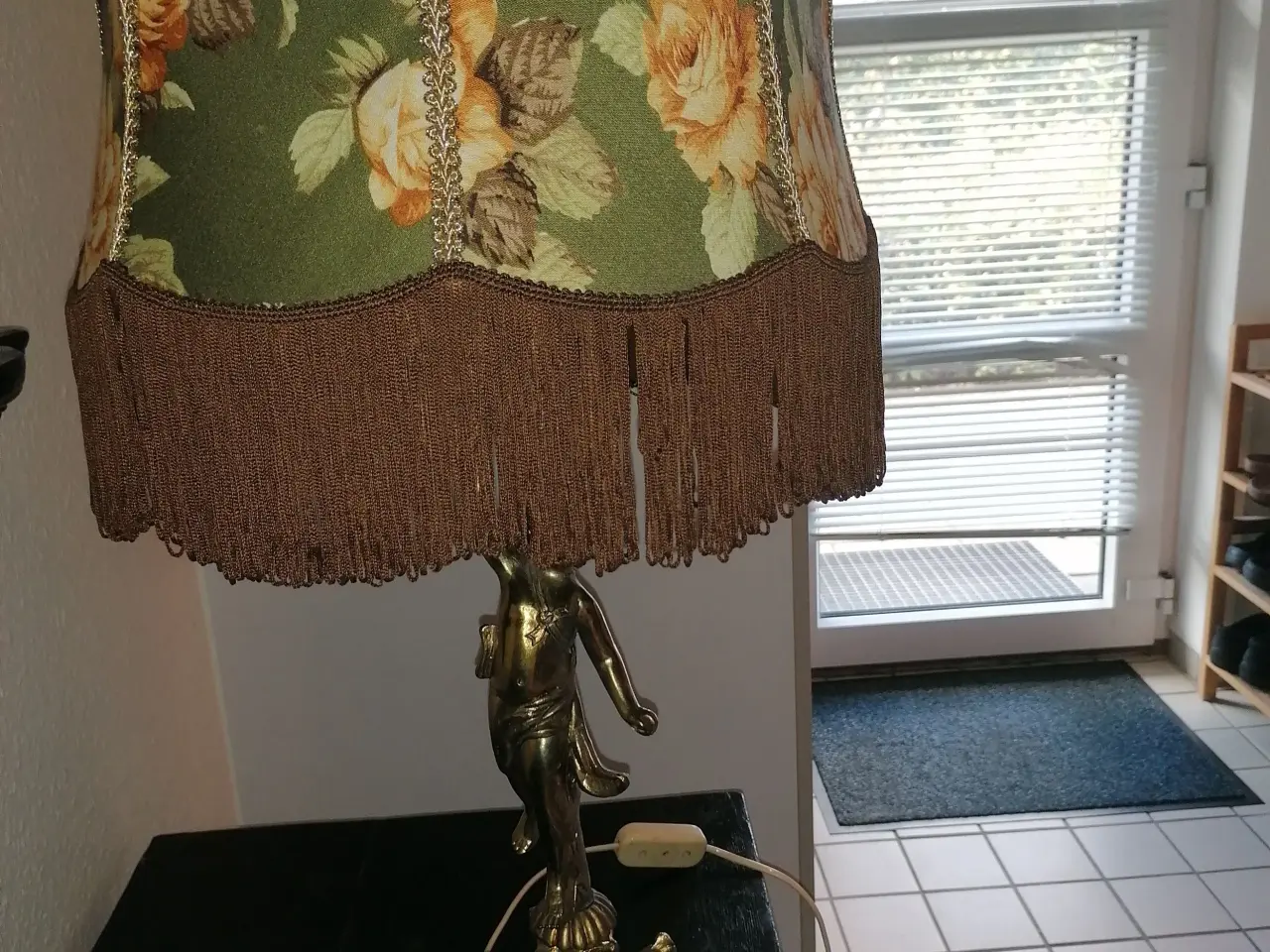 Billede 6 - Bordlampe. Eksotisk fig Speciel messing