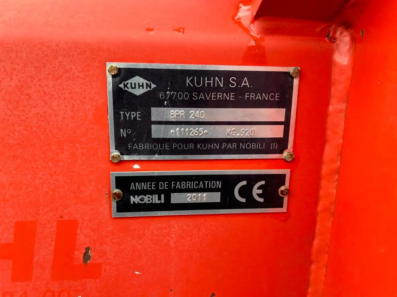 Billede 2 - Kuhn BPR240
