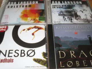 LYDBØGER. 7 stk. KRIMI. BYD. 