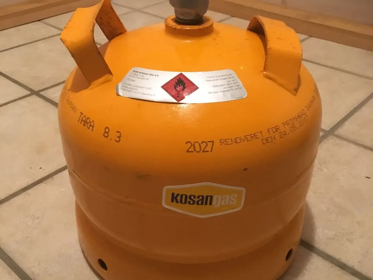 Billede 1 - Gasflaske 5 kg. Kosan