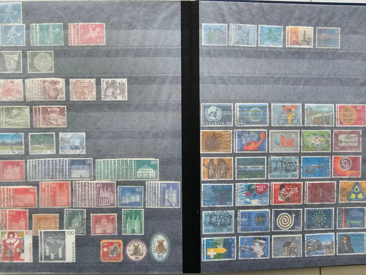 Billede 2 - Frimærker Schweiz & Lichtenstein, 24 gr.