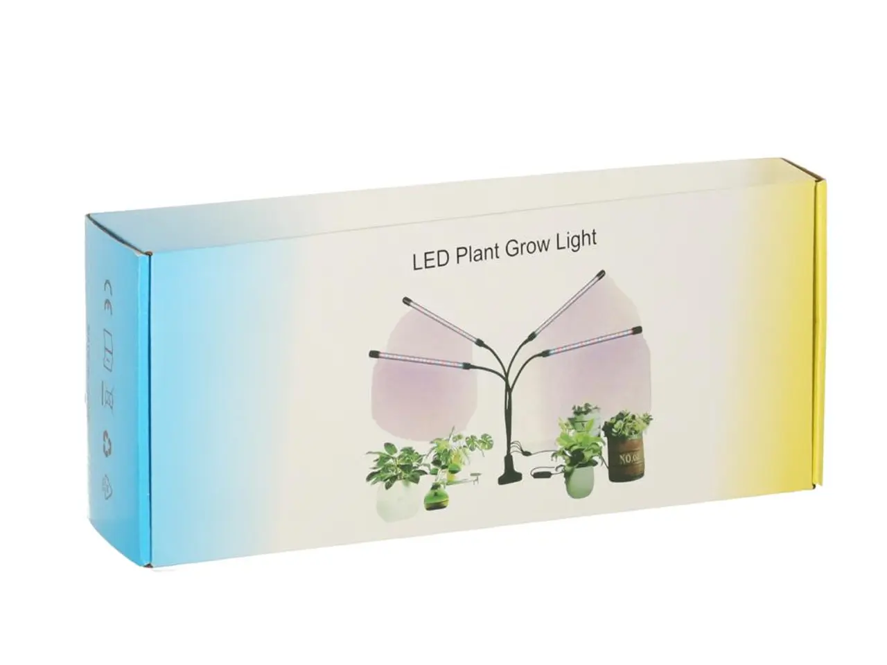 Billede 13 - Plantevækst LED-lampe med 3 arme - 70 cm, sort