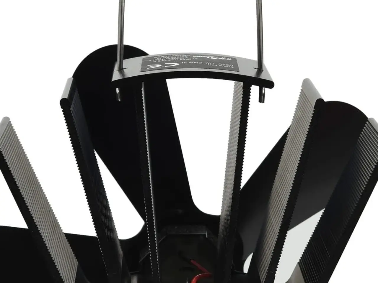 Billede 7 - Varmedrevet ovnventilator 5 blade sort