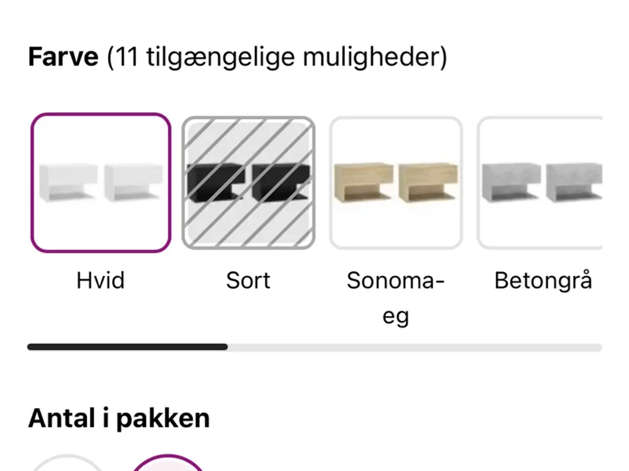Billede 4 - Sengebord/reol