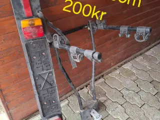 Cykelstativ + lygtebom