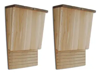 Flagermuskasse 2 stk. 22 x 12 x 34 cm