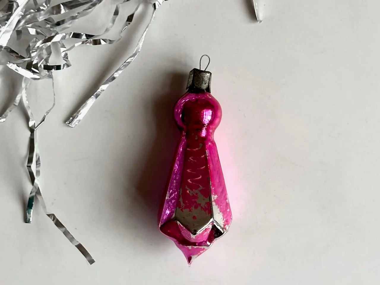 Billede 5 - Kantet pink ornament
