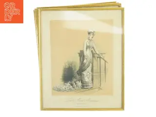 Vintage modeillustrationer (str. 35 x 28 cm)