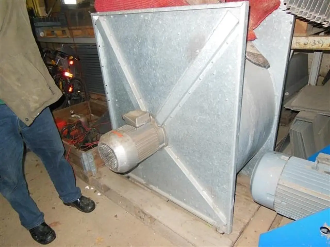 Billede 2 - - - - 3kw galvaniseret blæser