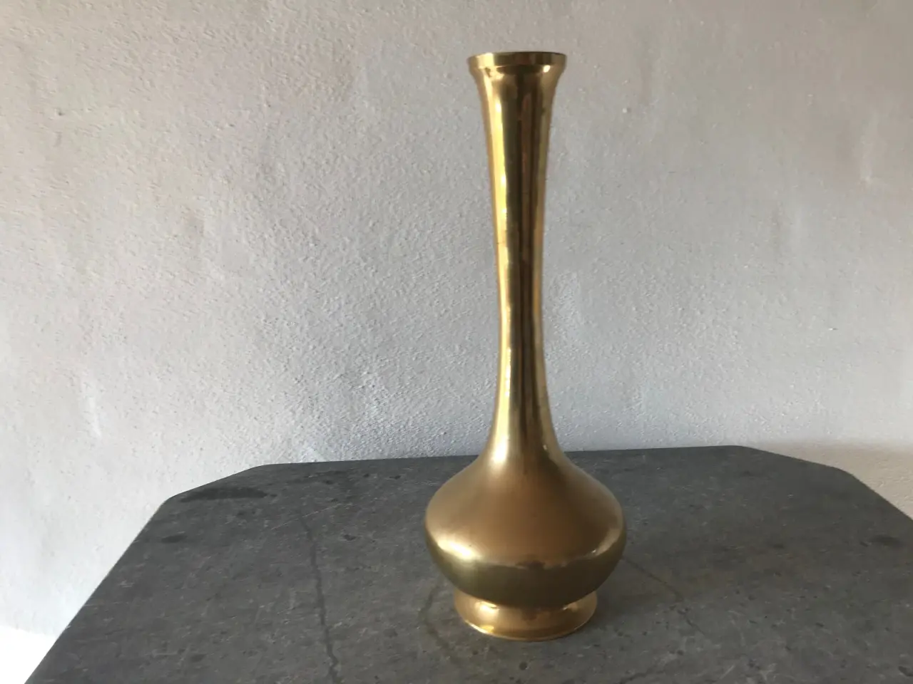 Billede 1 - Stor messing vase (vintage)