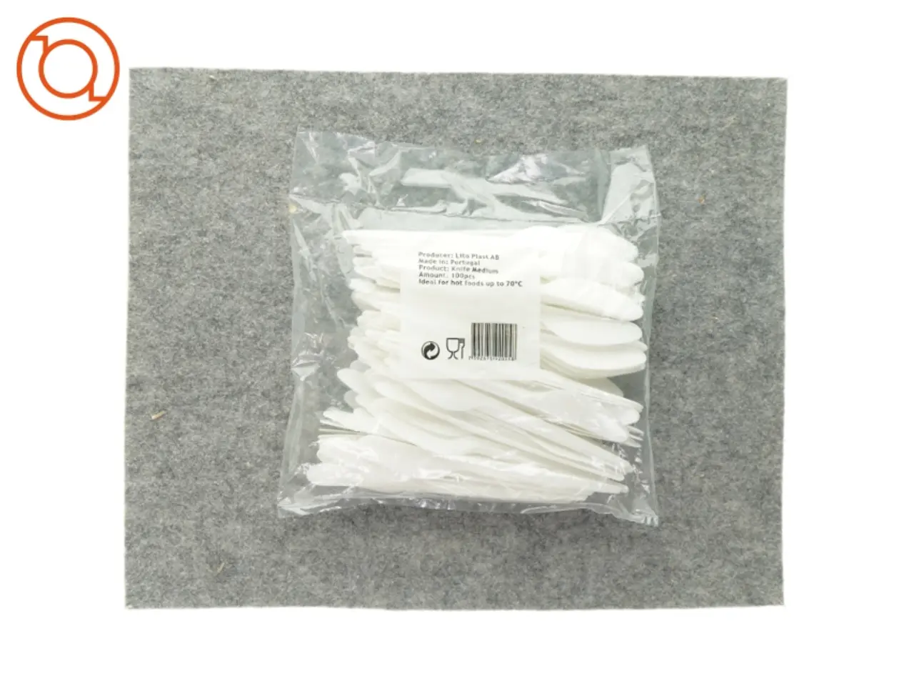 Billede 2 - Plastik knive (str. 100 stk. )