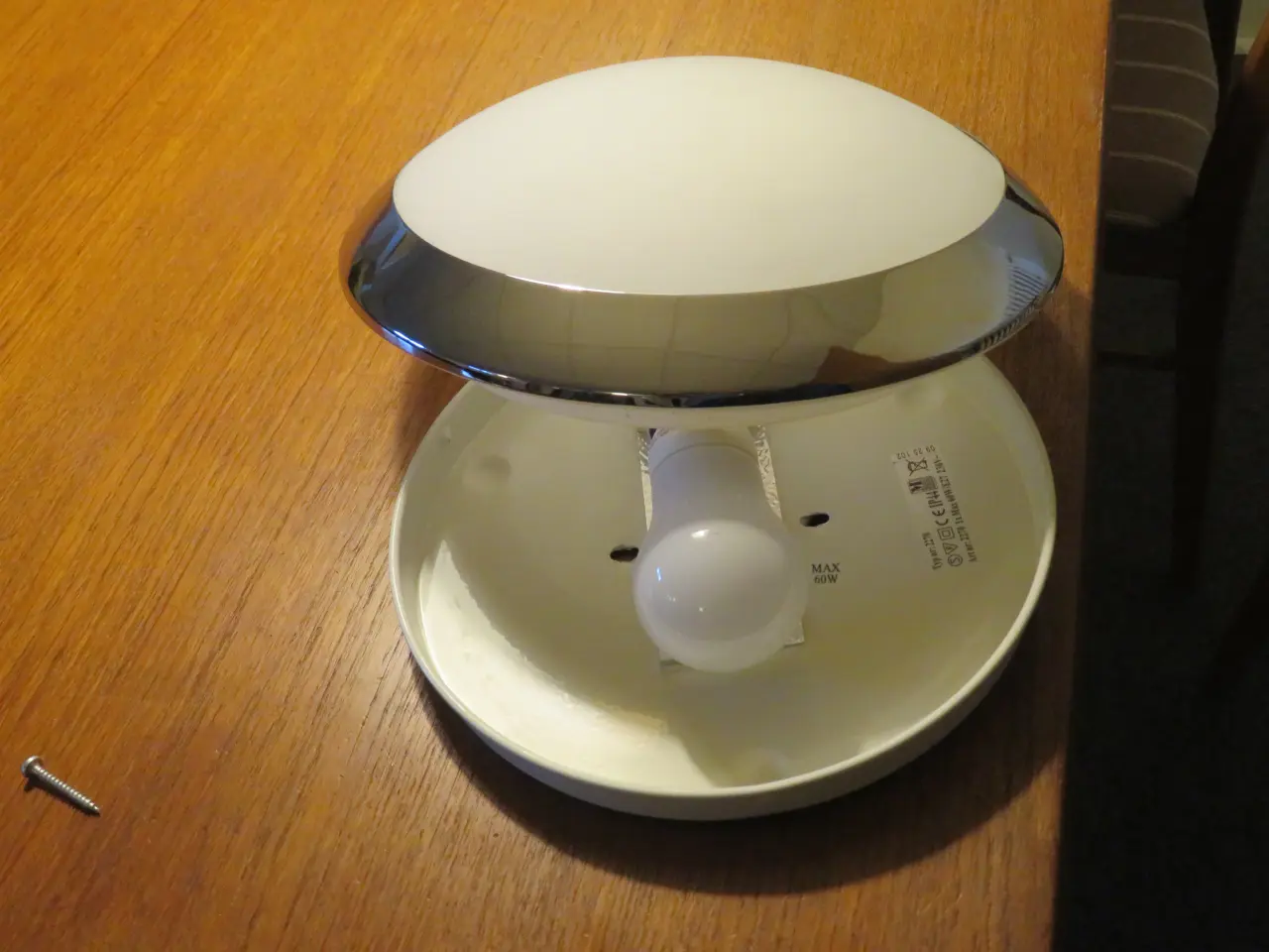 Billede 2 - Loftslampe i glas