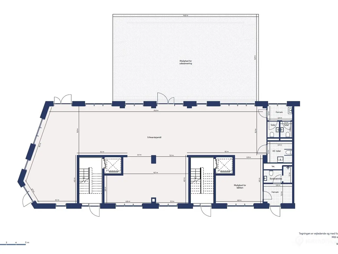 Billede 6 - 258 m² restaurant/café • Nyopført • Nabo til Netto