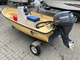 KMV WHIT Jolle med 15 hk Yamaha