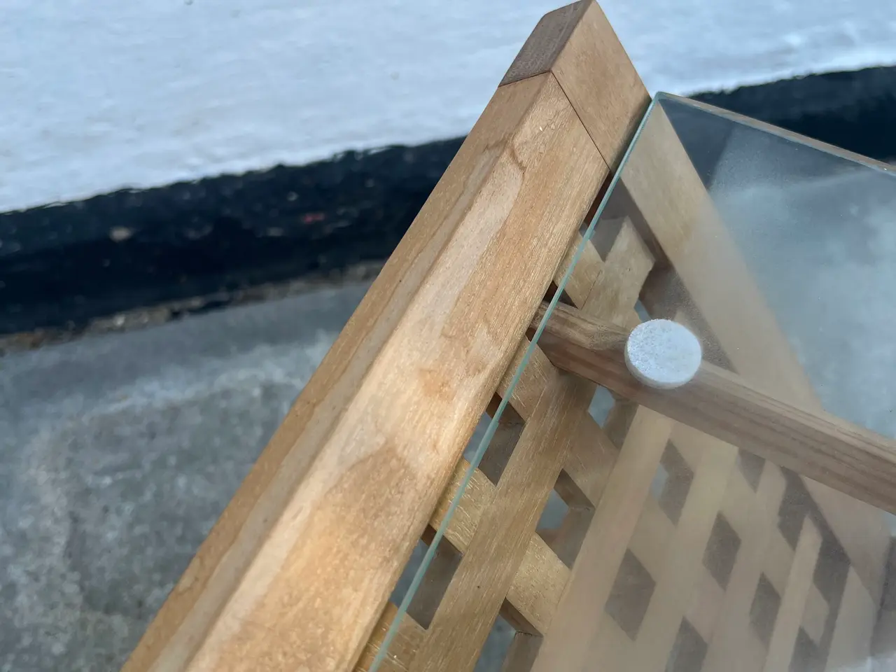 Billede 3 - Trip Trap vintage magasinholder med glasplade