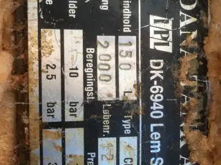 150 ltr dana tank
