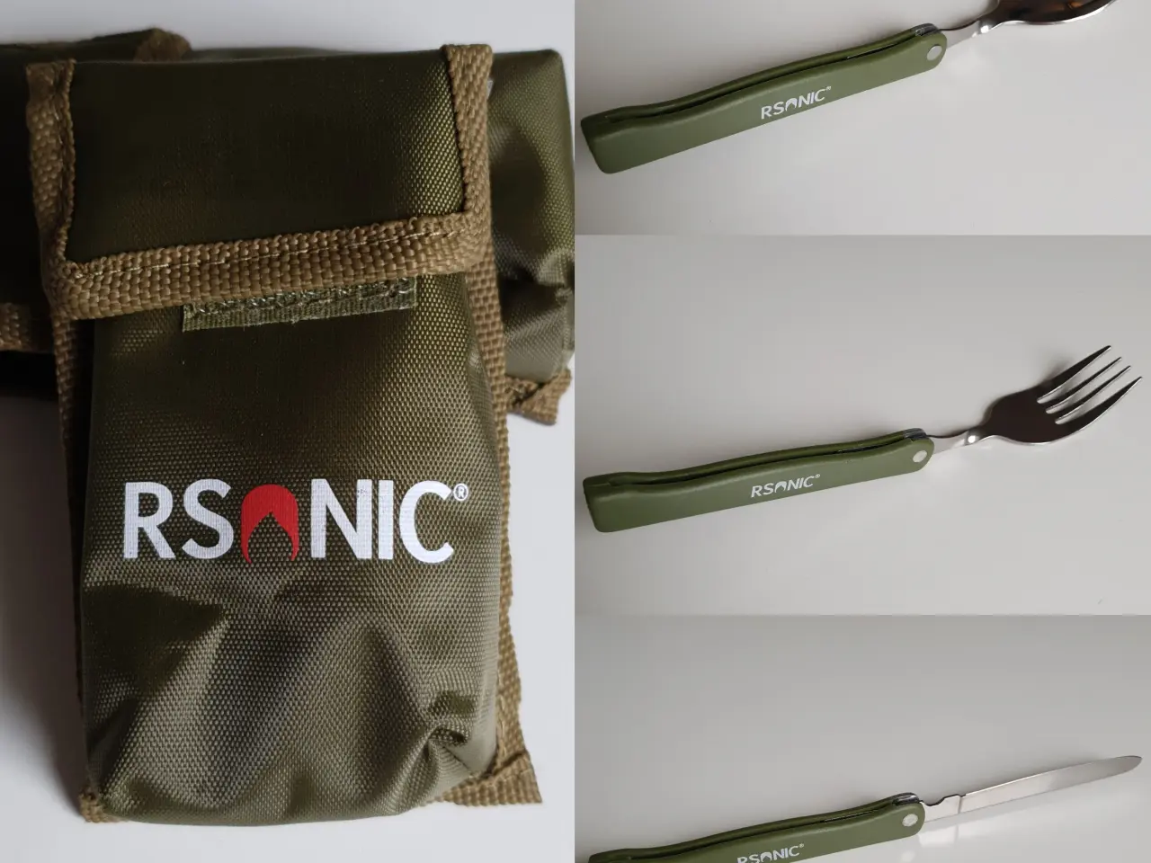 Billede 1 - NY! RSONIC Camping Spisesæt (Ske / Gaffel / Kniv)