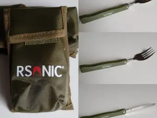 NY! RSONIC Camping Spisesæt (Ske / Gaffel / Kniv)