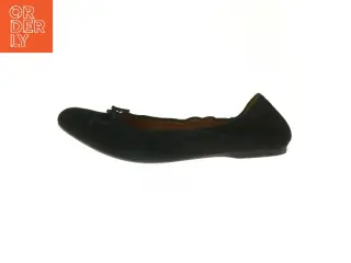 Sort ballerina sko fra Gabor (str. længde 28,5 cm)