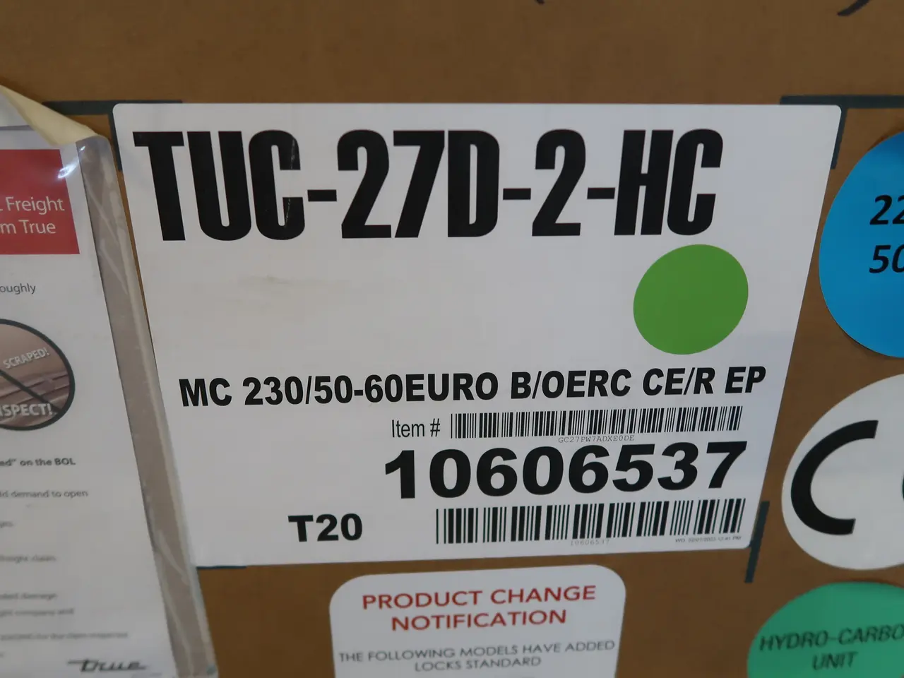 Billede 5 - Kølemodul, True TUC-27D-2-HC 2D True