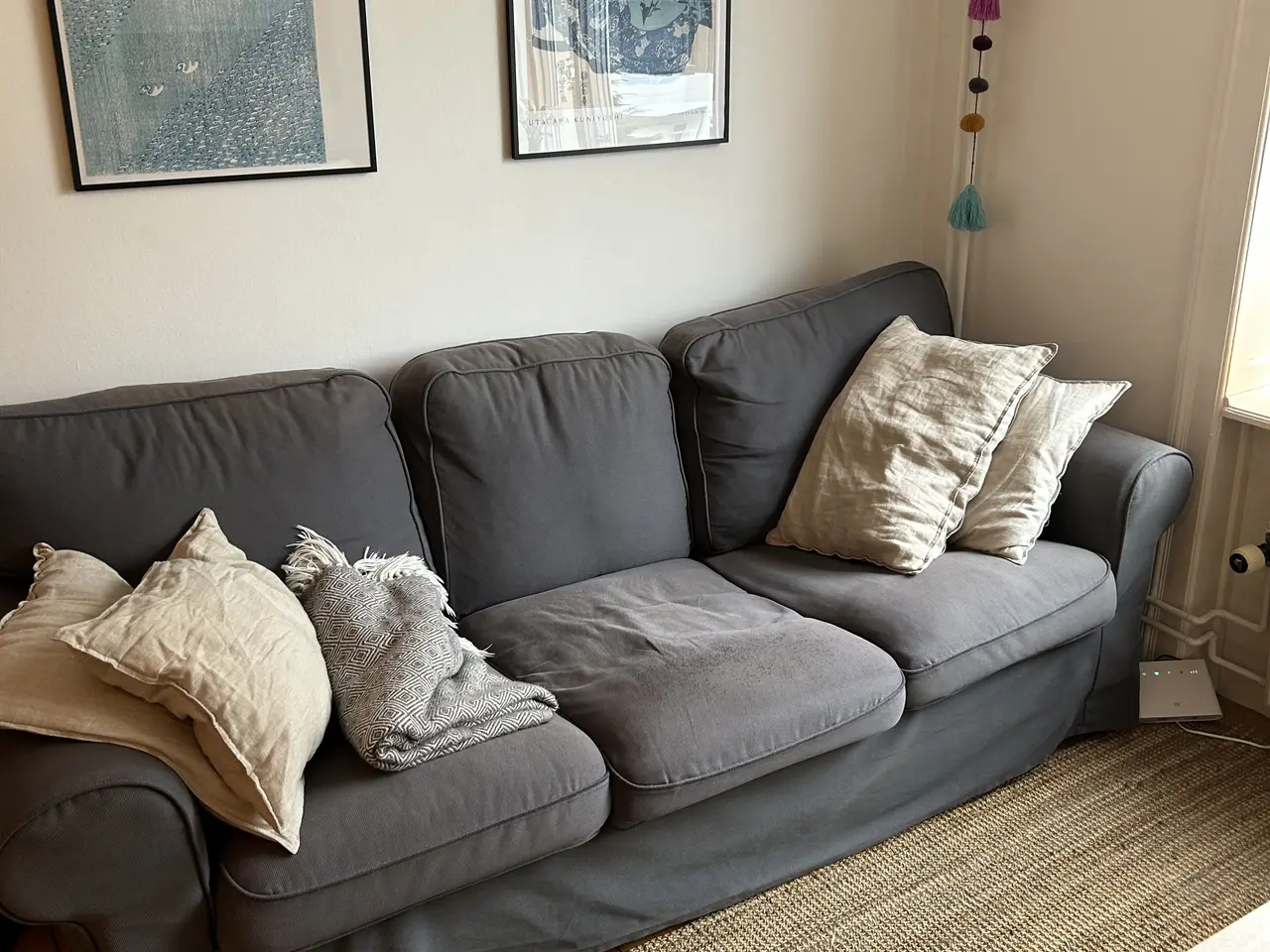 Billede 2 - Gives væk - Ikea Ektorp Sofa 3. personer