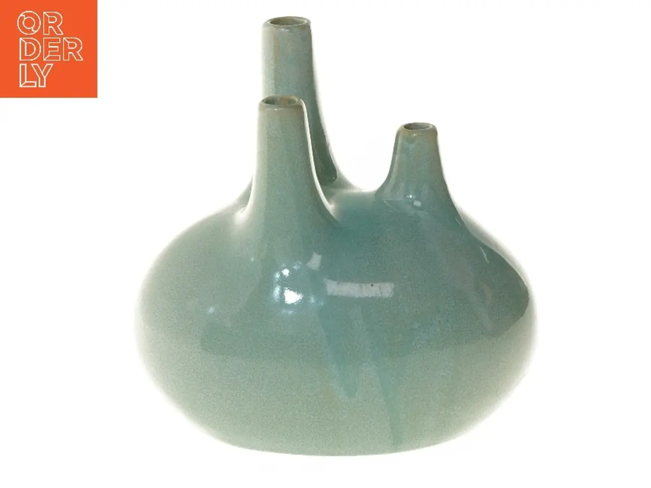 Billede 1 - Keramisk vase med tre åbninger (str. 20 cm)