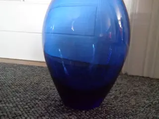 Blå vase