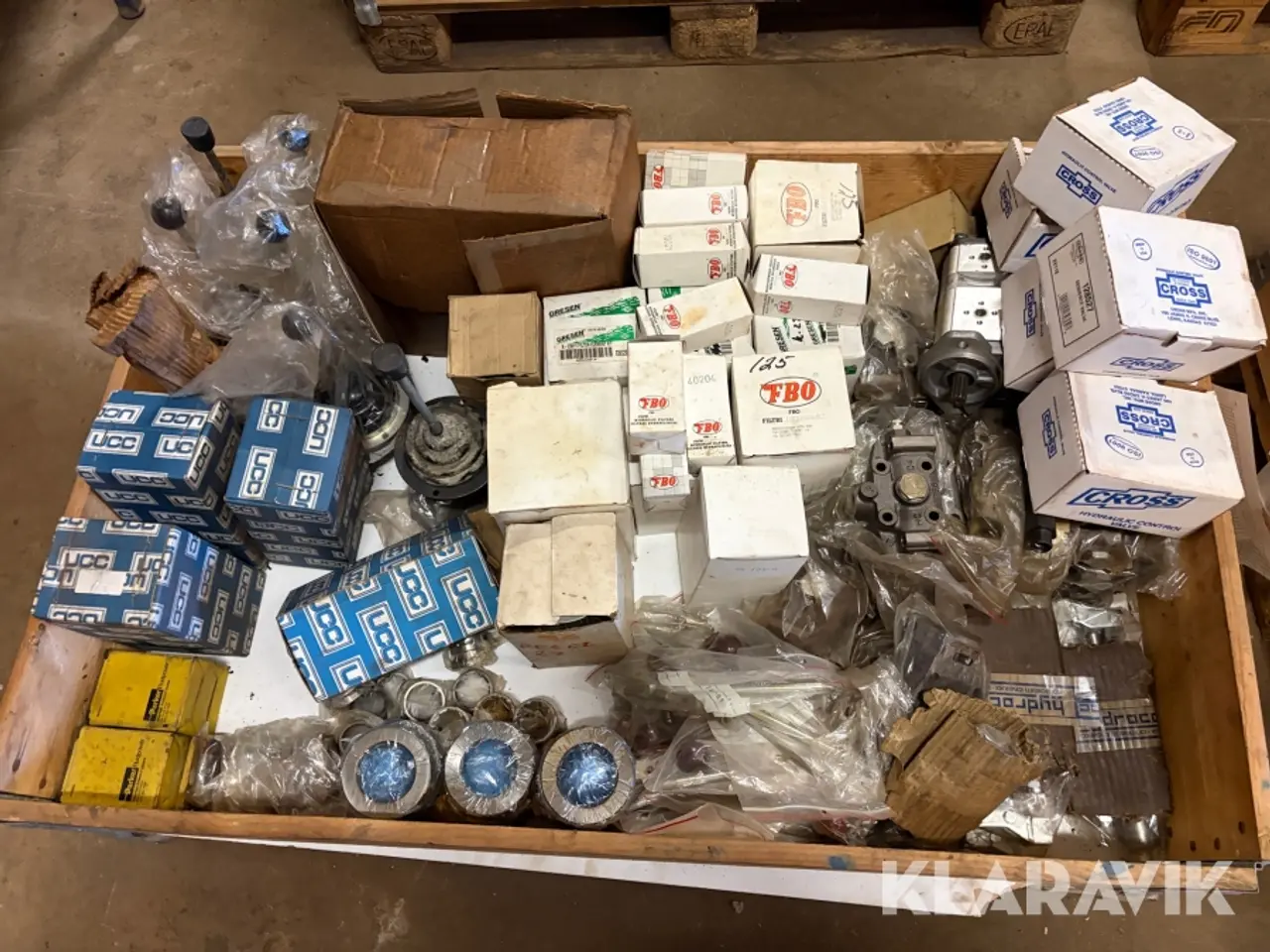 Billede 2 - Lot - ventiler, joystick, droslere, ventildele, filtre og øvrigt - 1 palle