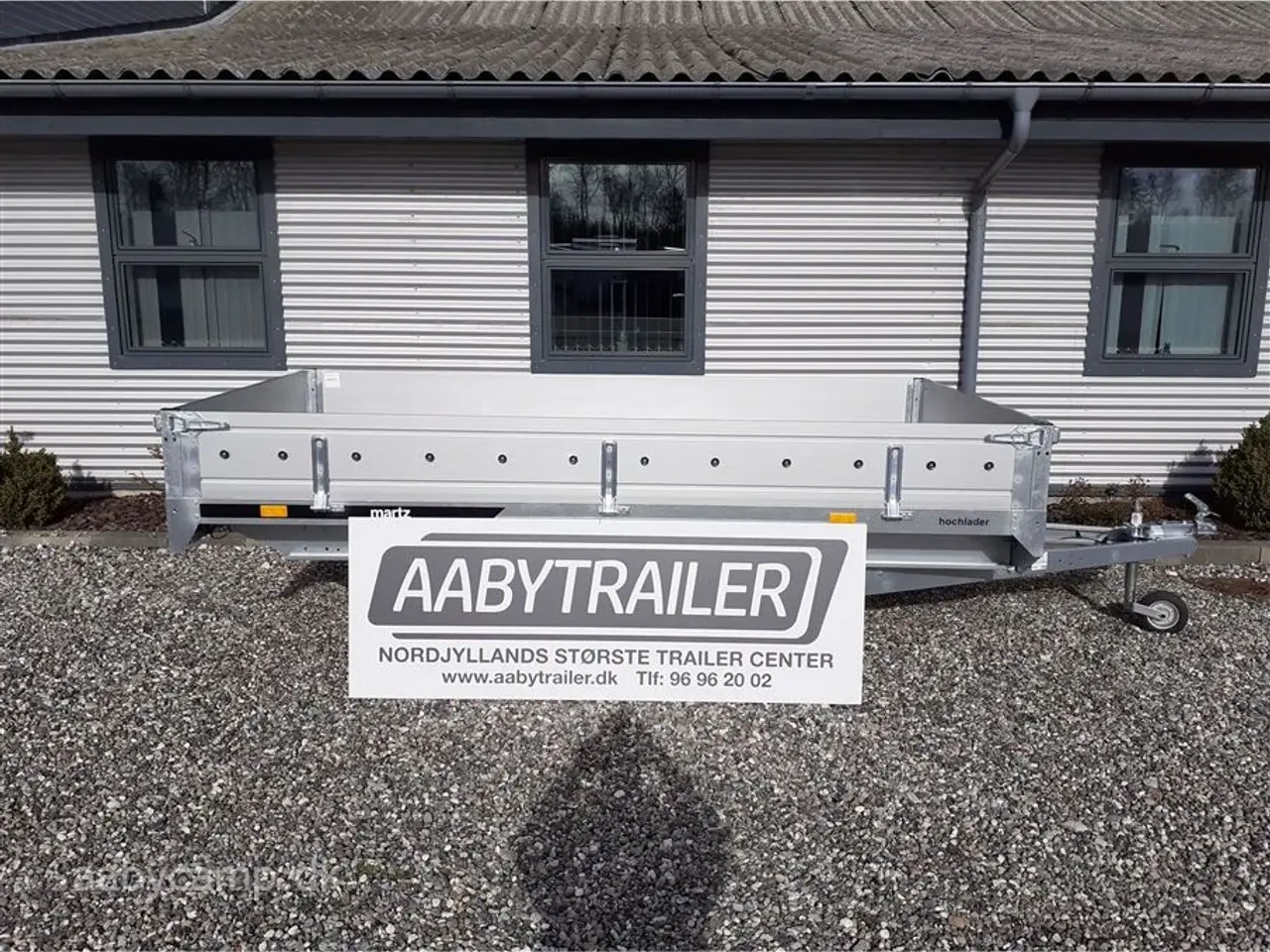 Billede 1 - 0 - Martz Transporter 300/2 Alu 750 kg Stor ALU boggie trailer til Skarp pris
