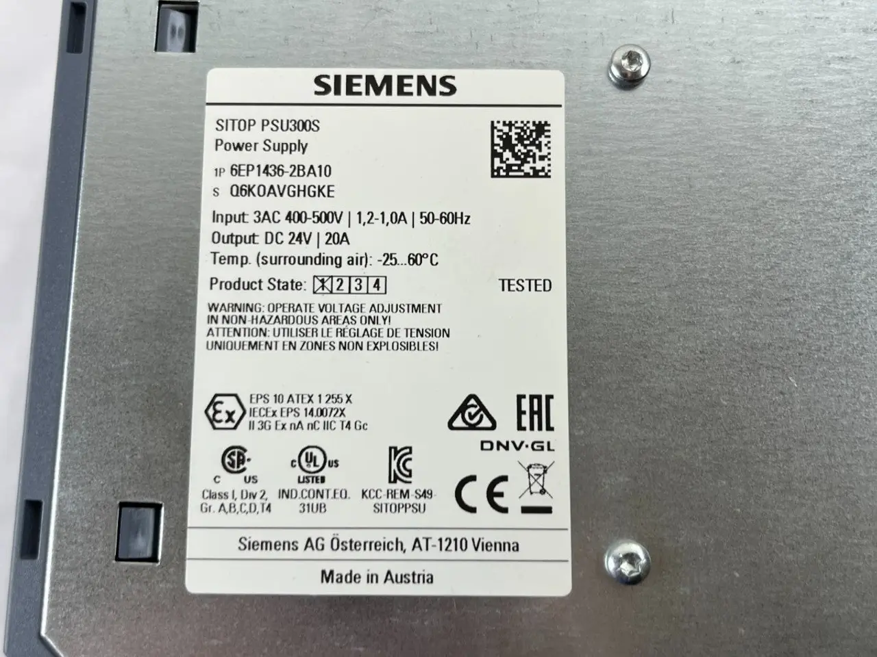 Billede 9 - Siemens SITOP PSU300S 6EP1436-2BA10 24V 20A