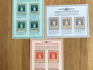 Grønland - Nytryk - Pakkeporto - Serie 3
