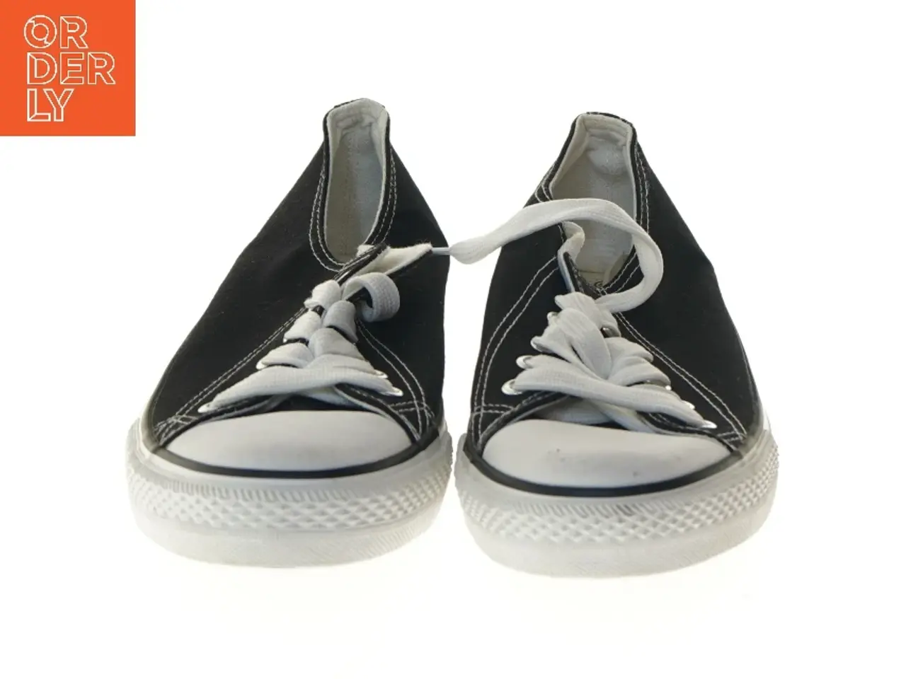 Billede 4 - Nye Sorte canvas sneakers fra VRS (str. 44 )