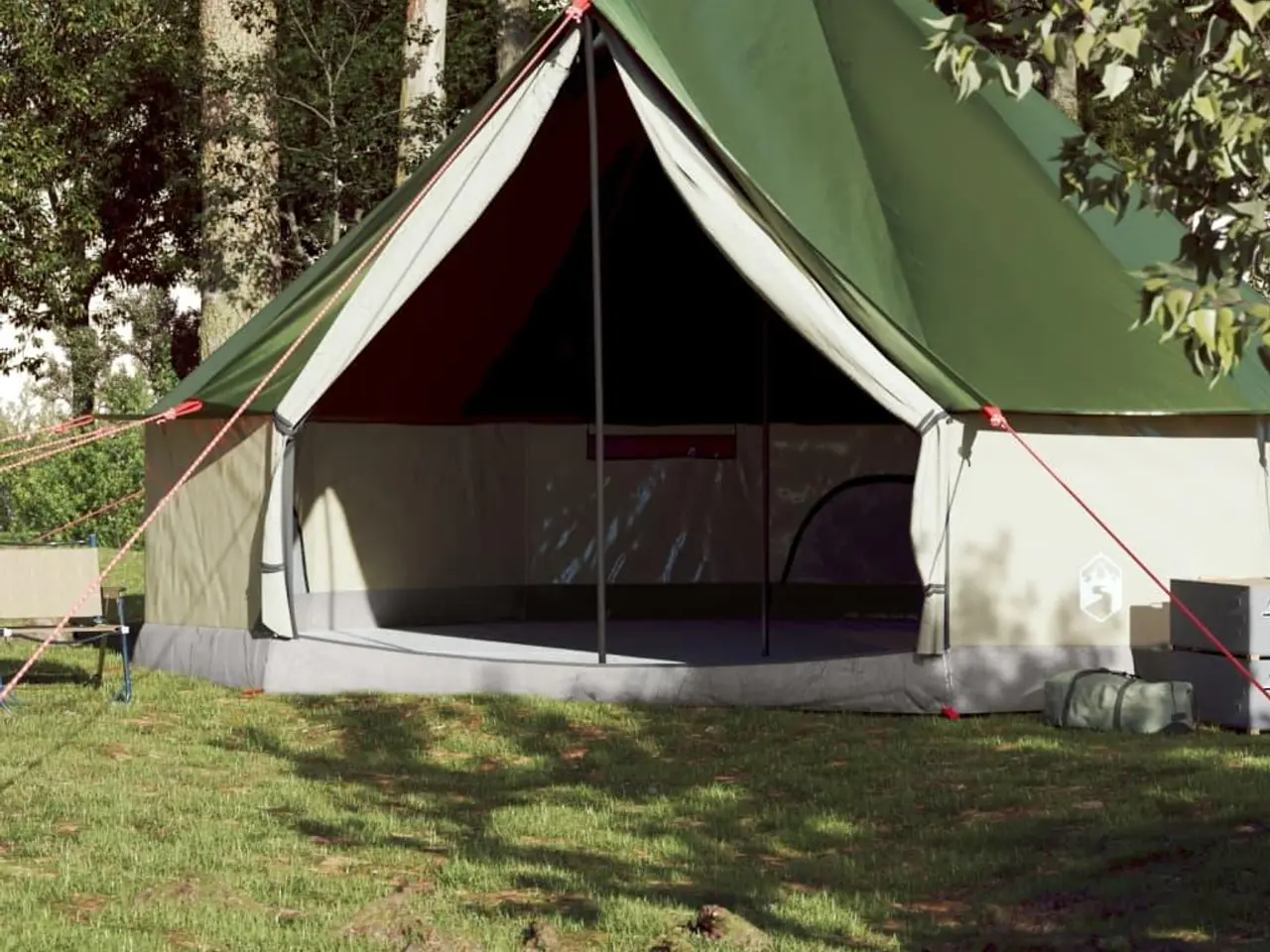 Billede 3 - 10-personers campingtelt - vandafvisende tipi, grøn