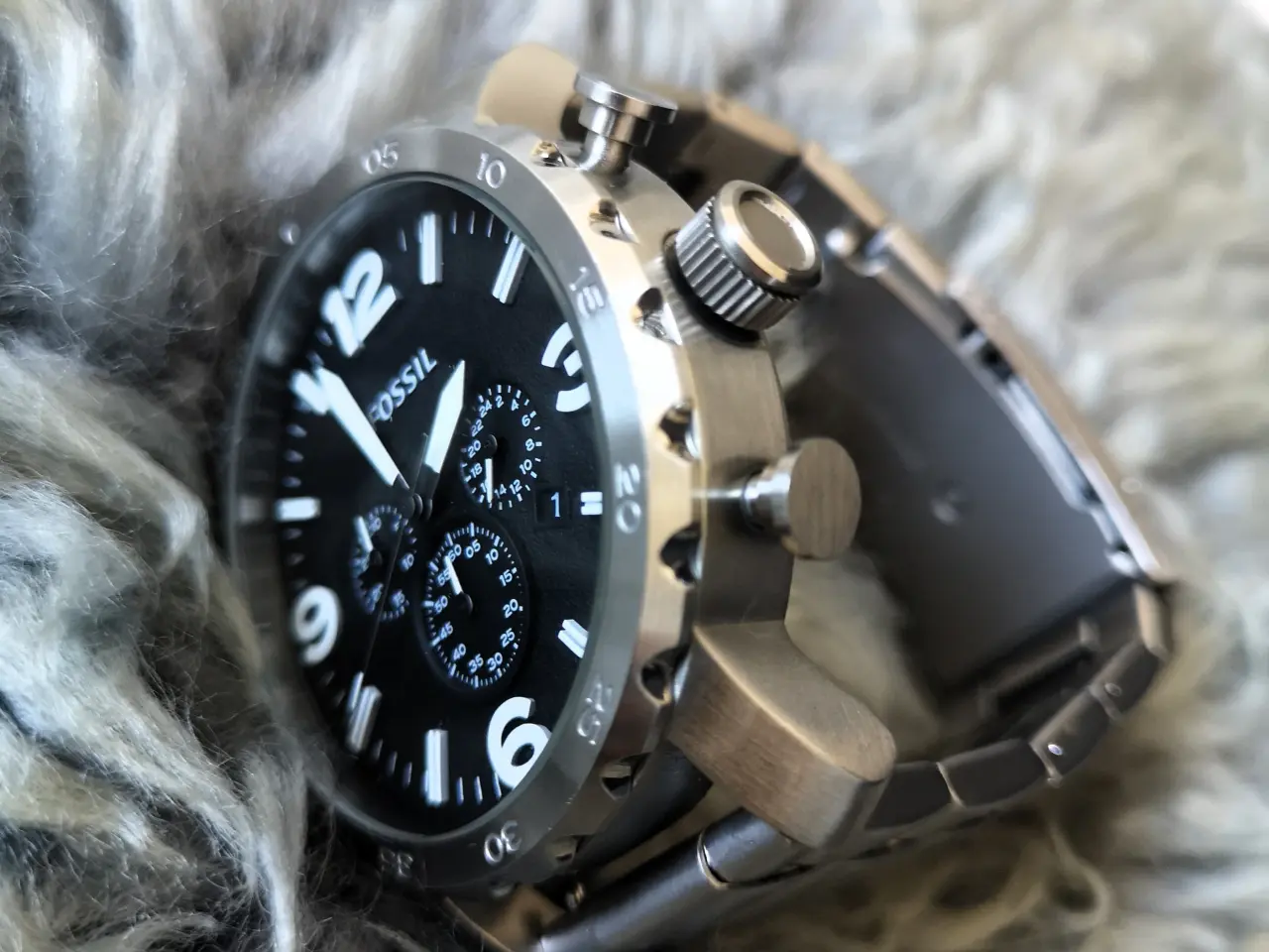 Billede 9 - 6 x Fossil herreur + 3 x Fossil armbånd