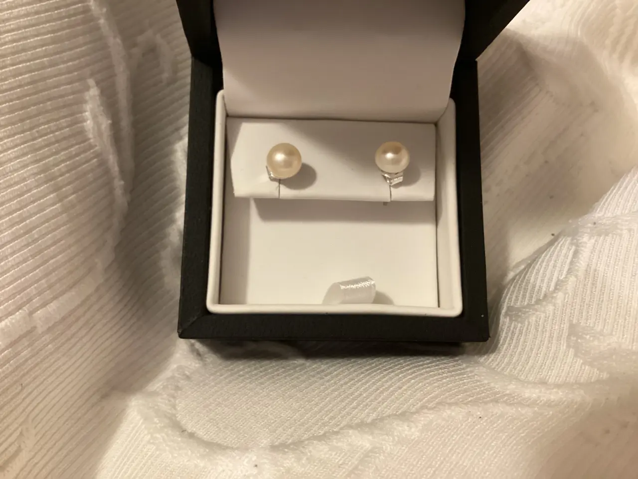 Billede 2 - Beautiful genuine pearl earrings