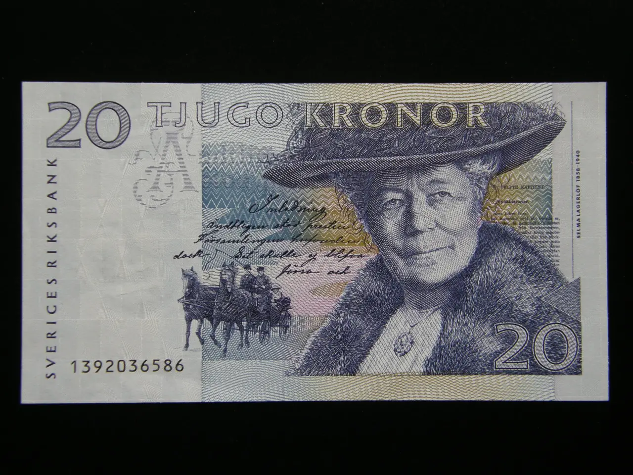 Billede 1 - Sverige 20 Kronor 1991 P61a Kv.XF/Unc