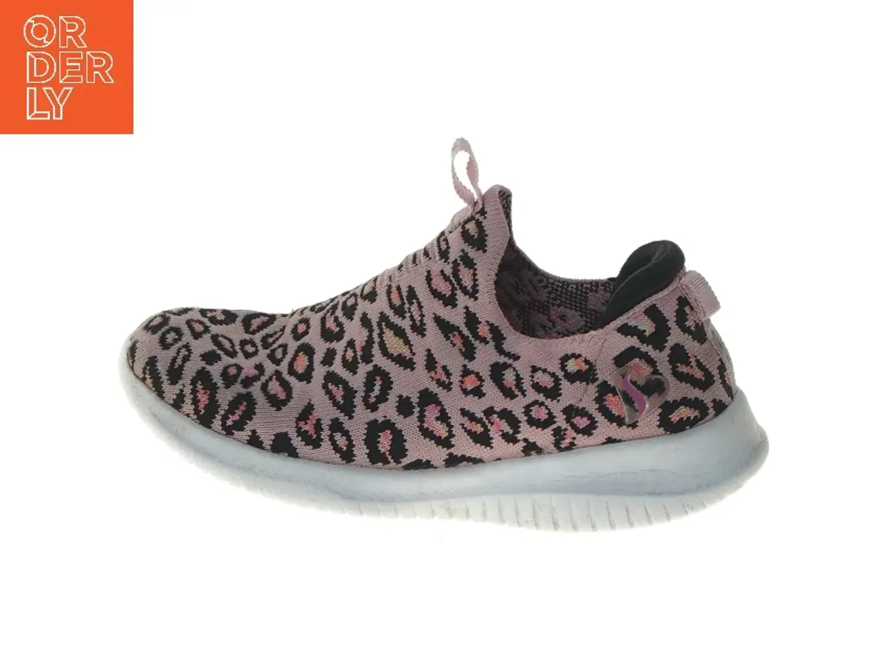Billede 1 - Leopardmønstrede sneakers til børn fra Skechers (str. 22 cm)