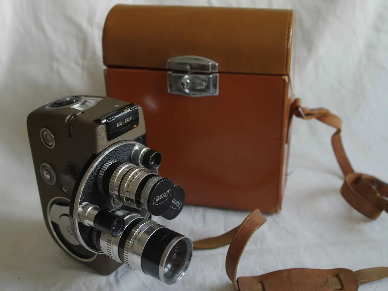 Billede 1 - Arco Eight 8 mm smalfilmoptager med 3 objektiver