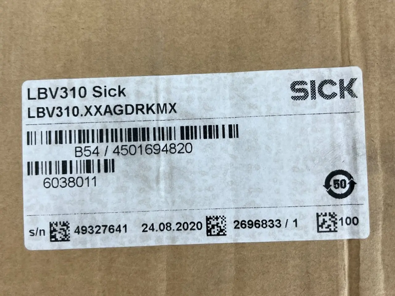 Billede 2 - SICK LBV310-XXAGDRKMX Vibrating Level Sensor DPDT