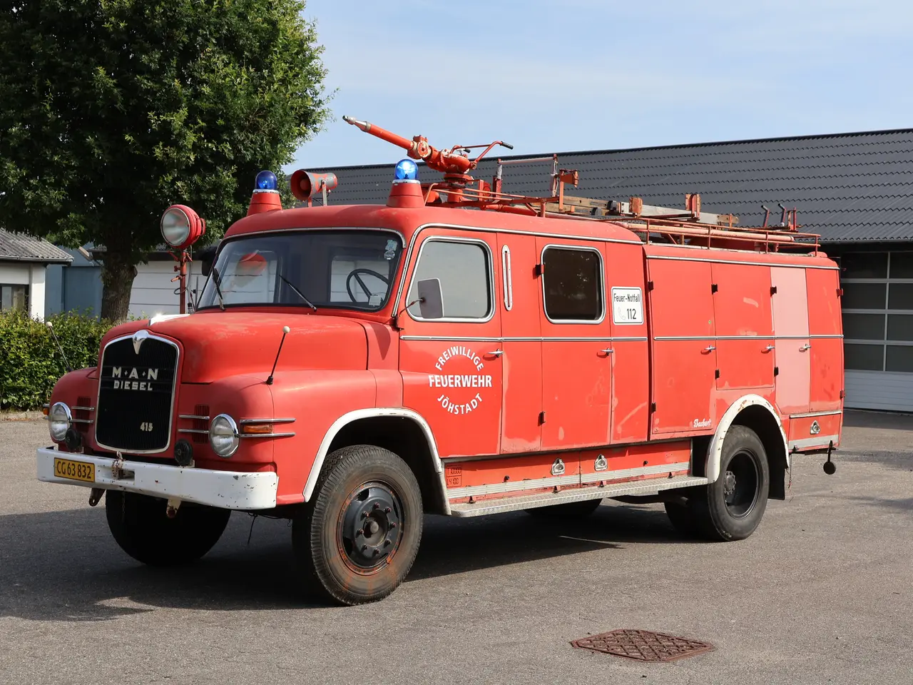 Billede 1 - Man 415 Veteran Brandbil, årg 1963